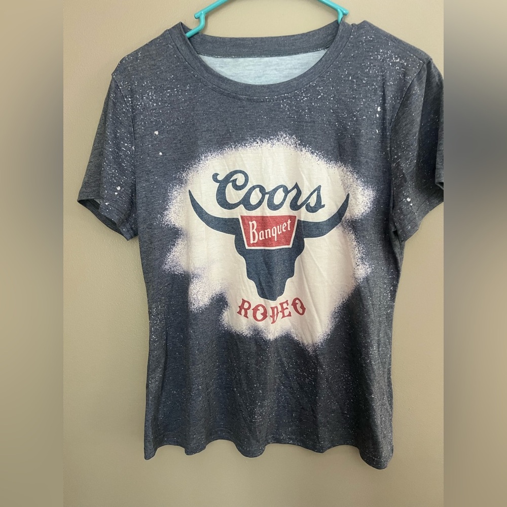 Coors Banquet Rodeo Gray Short Sleeve Tee